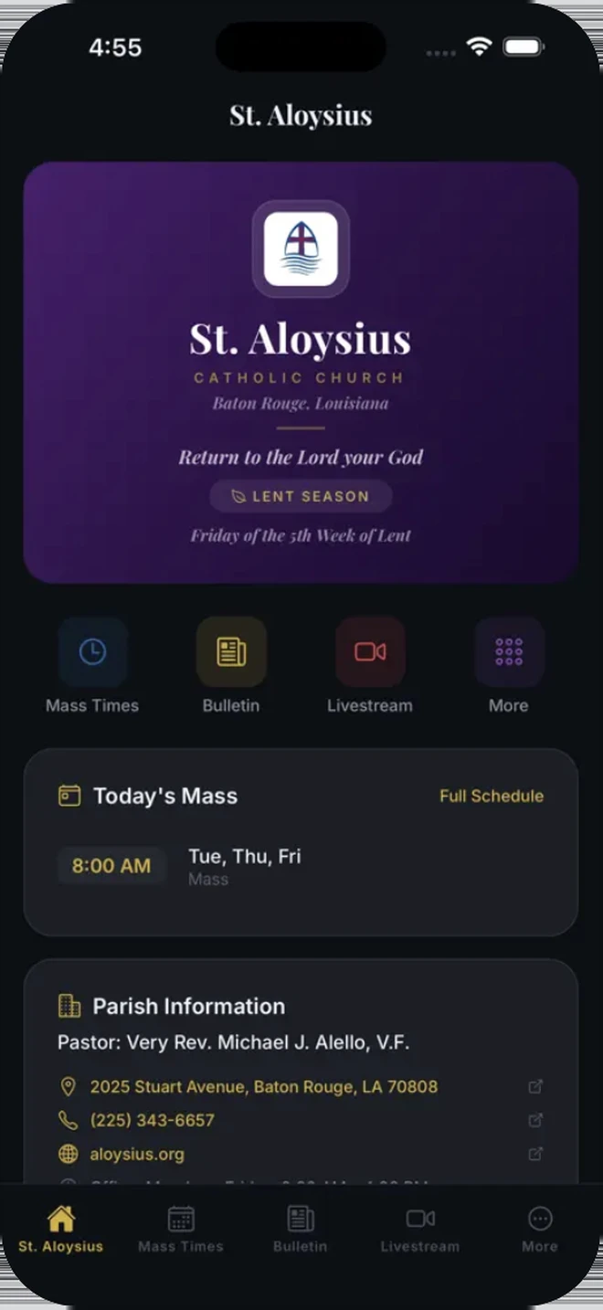 St. Aloysius Connect - Parish Home