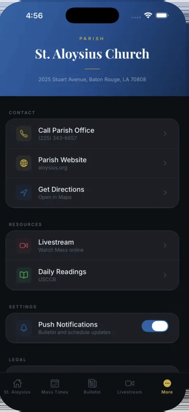 St. Aloysius Connect - Parish Resources